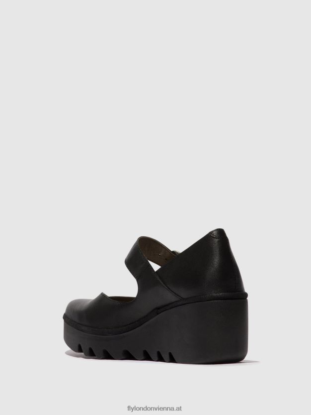 Schnallenschuhe baxe428 Frauen Fly London ZV2XXB620 Schwarz