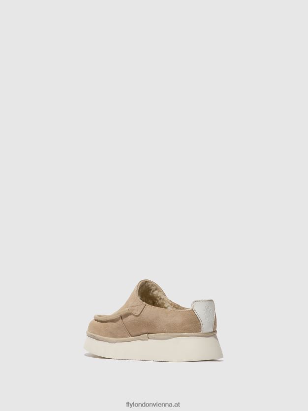 geschlossene Schuhe ceze361000 Frauen Fly London ZV2XXB688 Creme