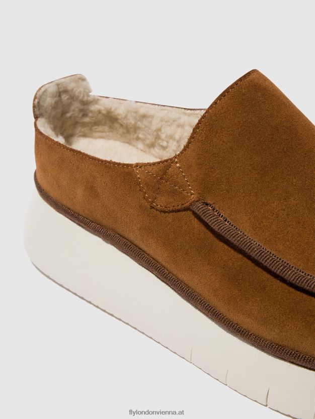 geschlossene Schuhe ceze361 Frauen Fly London ZV2XXB694 Cognac