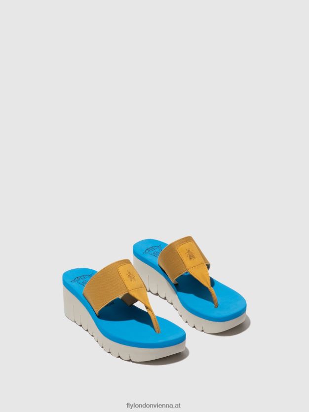 Slip-On-Pantoletten yomu725 Frauen Fly London ZV2XXB358 Hummel