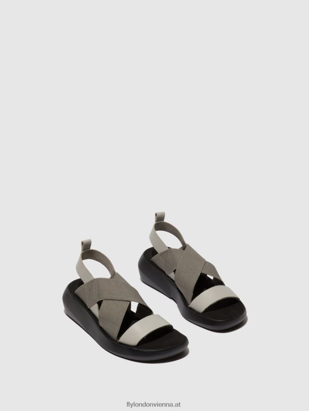 Crossover-Sandalen baji848 Frauen Fly London ZV2XXB491 Wolke