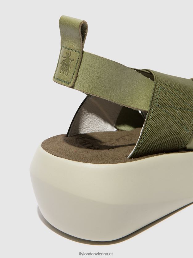 Crossover-Sandalen baji848 Frauen Fly London ZV2XXB592 SMOG