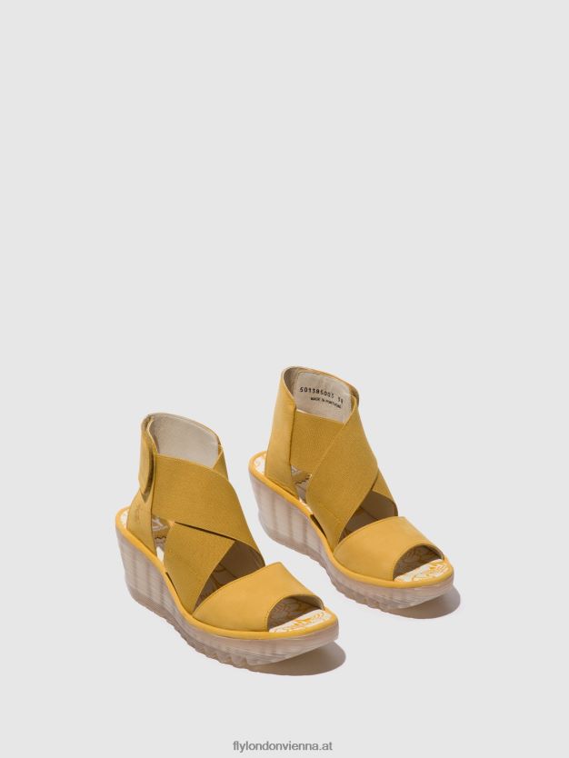 Crossover-Sandalen yuba385 Frauen Fly London ZV2XXB562 Hummel