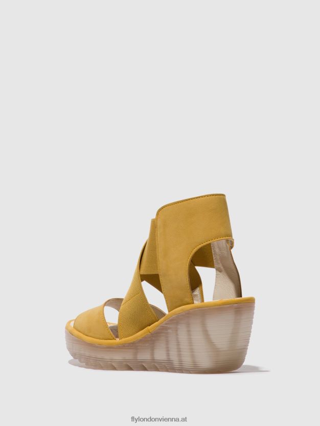 Crossover-Sandalen yuba385 Frauen Fly London ZV2XXB562 Hummel