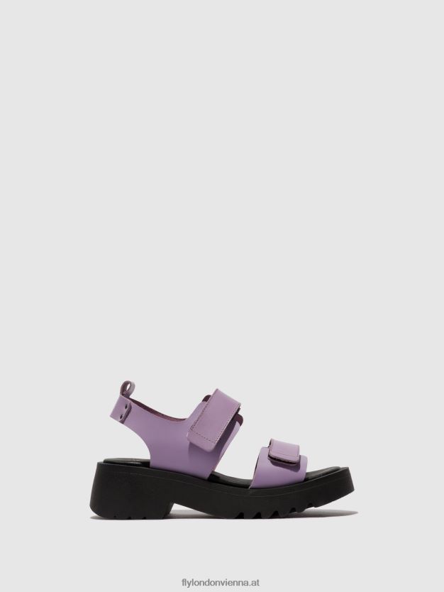 Klettsandalen meka857 Frauen Fly London ZV2XXB393 violett