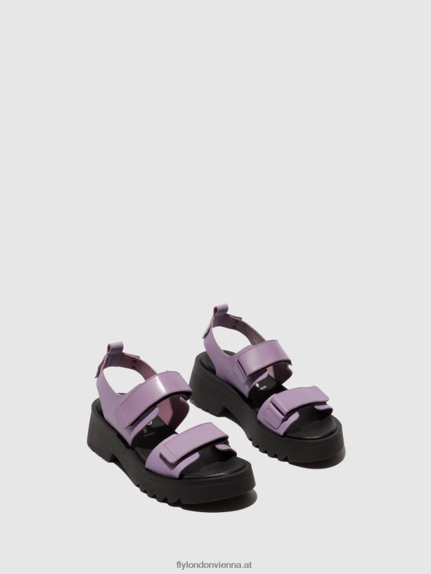 Klettsandalen meka857 Frauen Fly London ZV2XXB393 violett