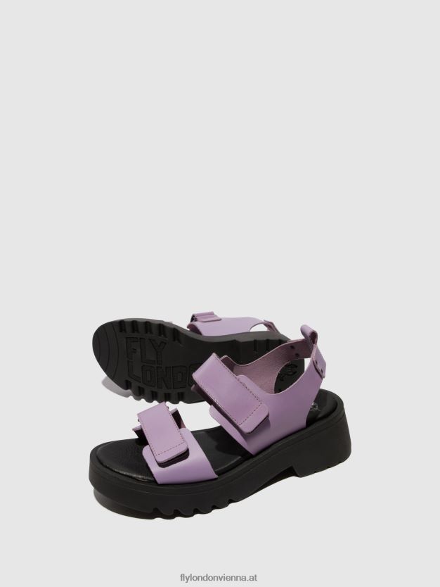 Klettsandalen meka857 Frauen Fly London ZV2XXB393 violett