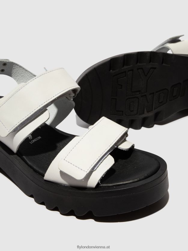 Klettsandalen meka857 Frauen Fly London ZV2XXB532 nicht-gerade weiss