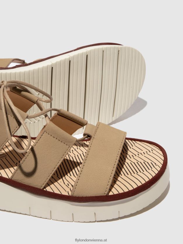 Riemchensandalen caio363 Frauen Fly London ZV2XXB574 Wolke