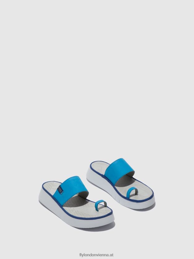 Riemchensandalen chev316 Frauen Fly London ZV2XXB599 cupido azurblau