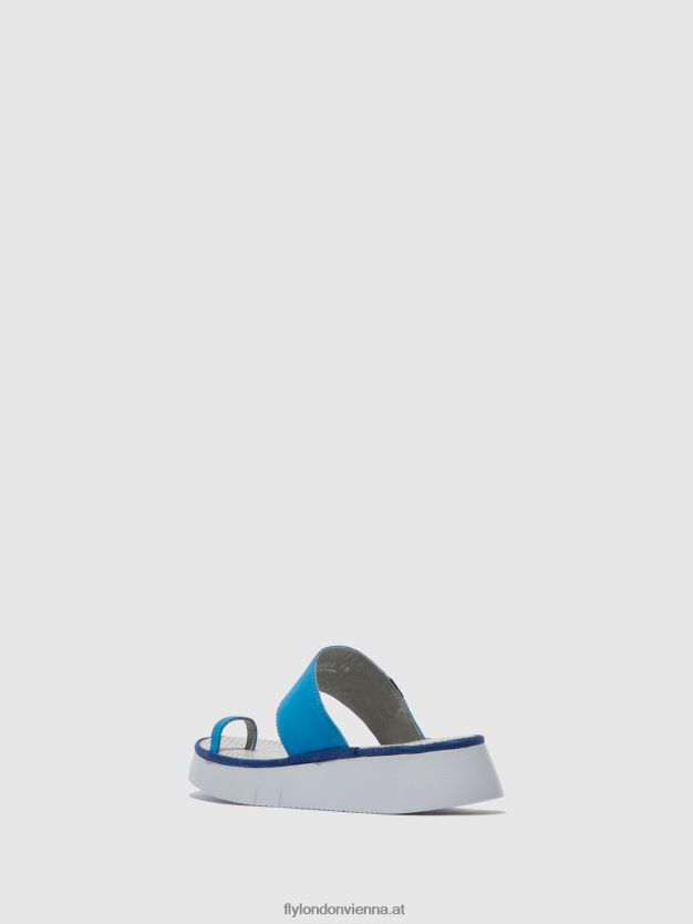 Riemchensandalen chev316 Frauen Fly London ZV2XXB599 cupido azurblau