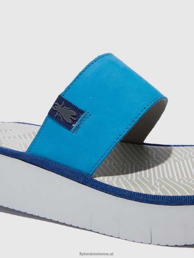 Riemchensandalen chev316 Frauen Fly London ZV2XXB599 cupido azurblau