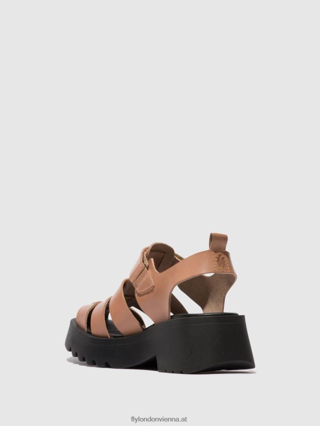 Riemchensandalen maie850 Frauen Fly London ZV2XXB535 Rose