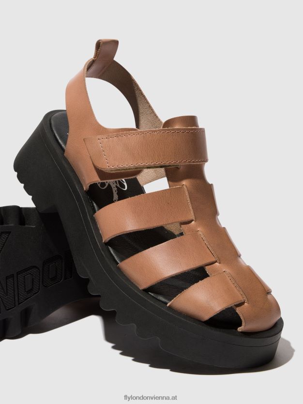 Riemchensandalen maie850 Frauen Fly London ZV2XXB535 Rose