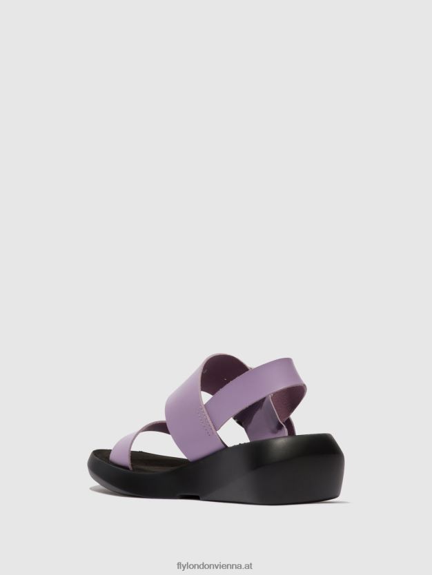 Slingback-Sandalen bani739 Frauen Fly London ZV2XXB470 violett