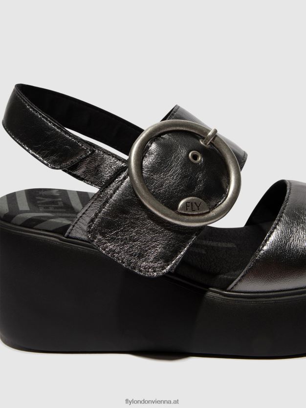 Slingback-Sandalen digo939 Frauen Fly London ZV2XXB455 Graphit