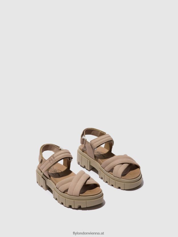 Slingback-Sandalen jada854 Frauen Fly London ZV2XXB545 Beton