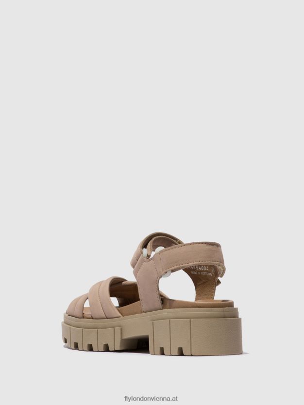 Slingback-Sandalen jada854 Frauen Fly London ZV2XXB545 Beton