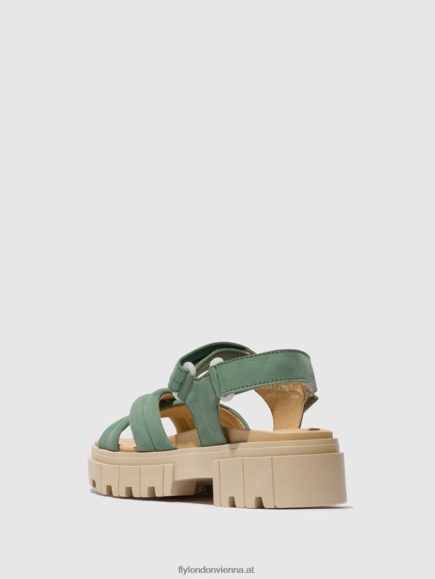 Slingback-Sandalen jada854 Frauen Fly London ZV2XXB546 Jadegrün