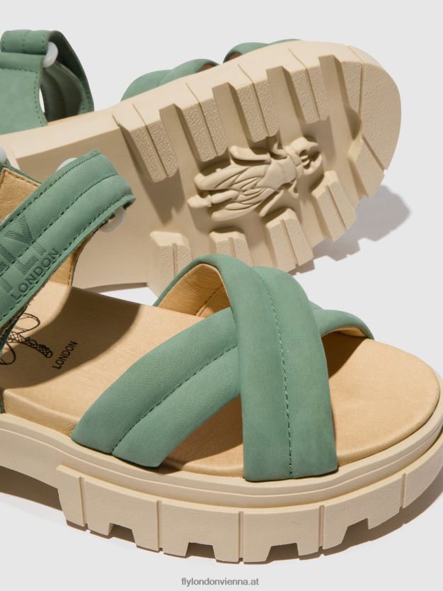 Slingback-Sandalen jada854 Frauen Fly London ZV2XXB546 Jadegrün