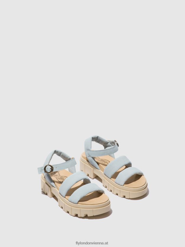 Slingback-Sandalen jela864 Frauen Fly London ZV2XXB544 Himmelblau