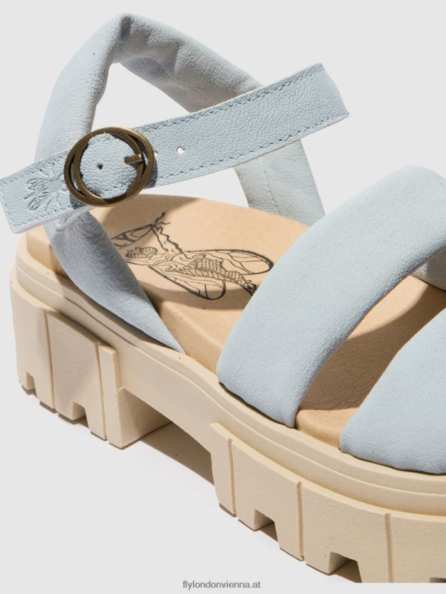 Slingback-Sandalen jela864 Frauen Fly London ZV2XXB544 Himmelblau