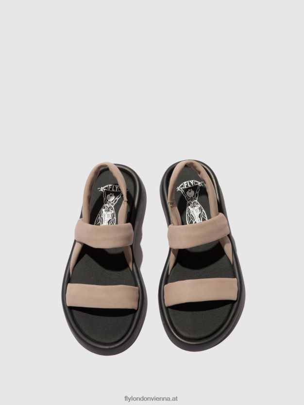 Slingback-Sandalen tera873 Frauen Fly London ZV2XXB539 Beton