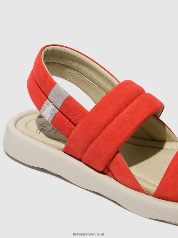 Slingback-Sandalen tofy941 Frauen Fly London ZV2XXB459 Teufelsrot