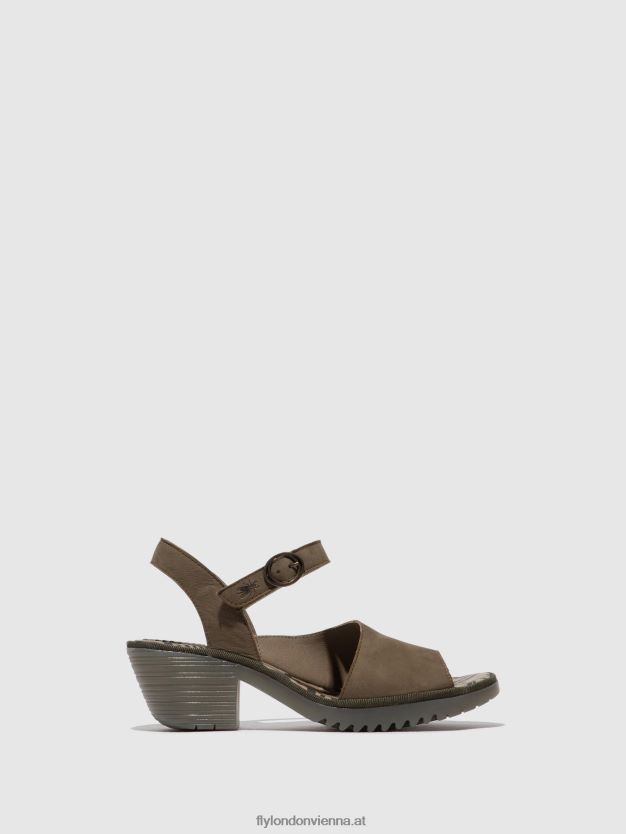 Slingback-Sandalen wely439 Frauen Fly London ZV2XXB443 khaki