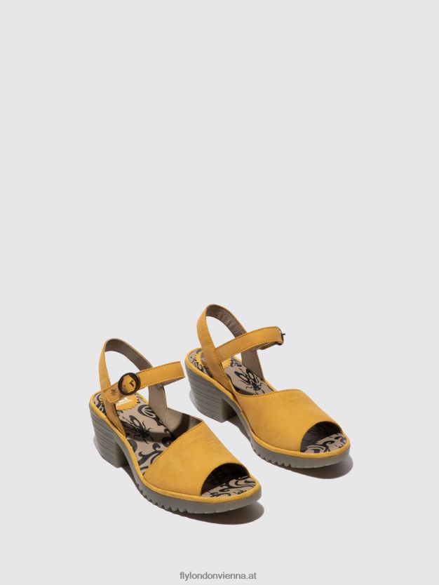 Slingback-Sandalen wely439 Frauen Fly London ZV2XXB454 Hummel