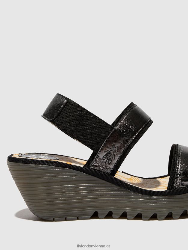 Slingback-Sandalen yaco416 Frauen Fly London ZV2XXB441 Graphit