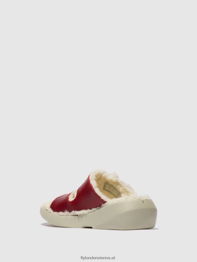 Slip-On-Sandalen buga902 Frauen Fly London ZV2XXB516 Rot