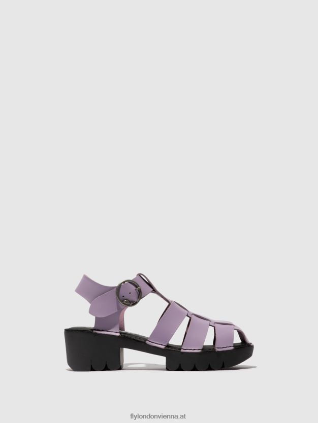 T-Riemen-Sandalen emme511 Frauen Fly London ZV2XXB407 violett