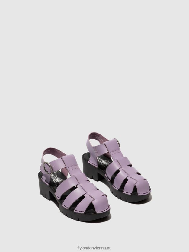 T-Riemen-Sandalen emme511 Frauen Fly London ZV2XXB407 violett