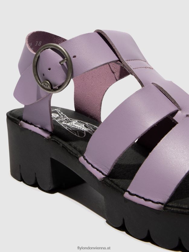 T-Riemen-Sandalen emme511 Frauen Fly London ZV2XXB407 violett