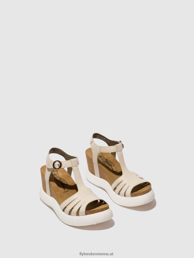 T-Riemen-Sandalen gait959 Frauen Fly London ZV2XXB409 nicht-gerade weiss