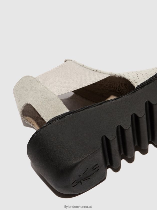 elastische Sandalen biga412 Frauen Fly London ZV2XXB480 Beton