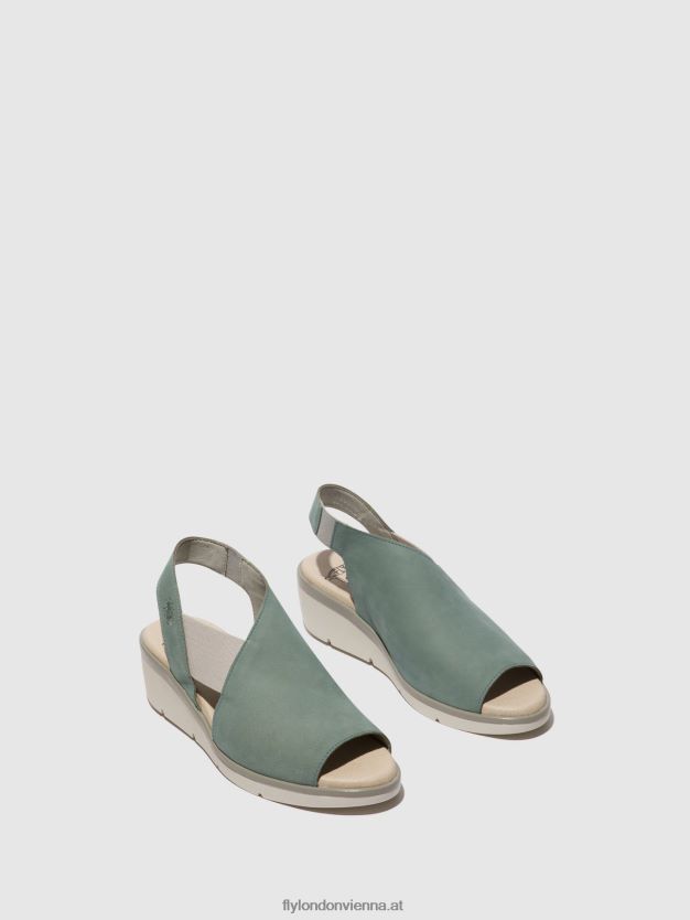 elastische Sandalen nily940 Frauen Fly London ZV2XXB476 hellblau