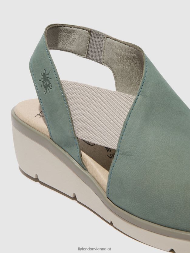 elastische Sandalen nily940 Frauen Fly London ZV2XXB476 hellblau