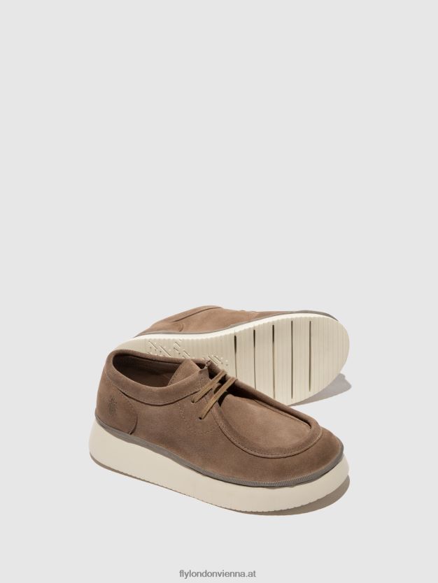 Schnürschuhe ceza437 Frauen Fly London ZV2XXB656 Stein