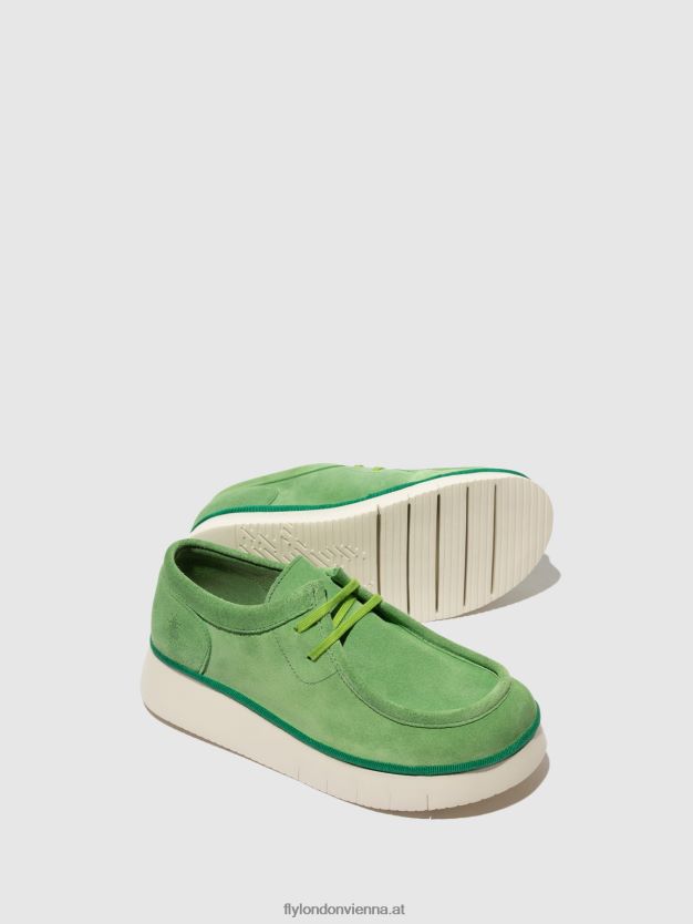 Schnürschuhe ceza437 Frauen Fly London ZV2XXB657 lindgrün