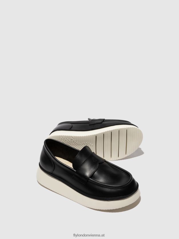 Slip-On-Schuhe coaf418 Frauen Fly London ZV2XXB637 Schwarz