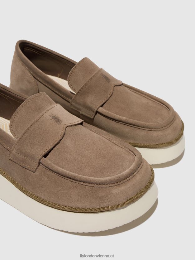 Slip-On-Schuhe coaf418 Frauen Fly London ZV2XXB641 Stein