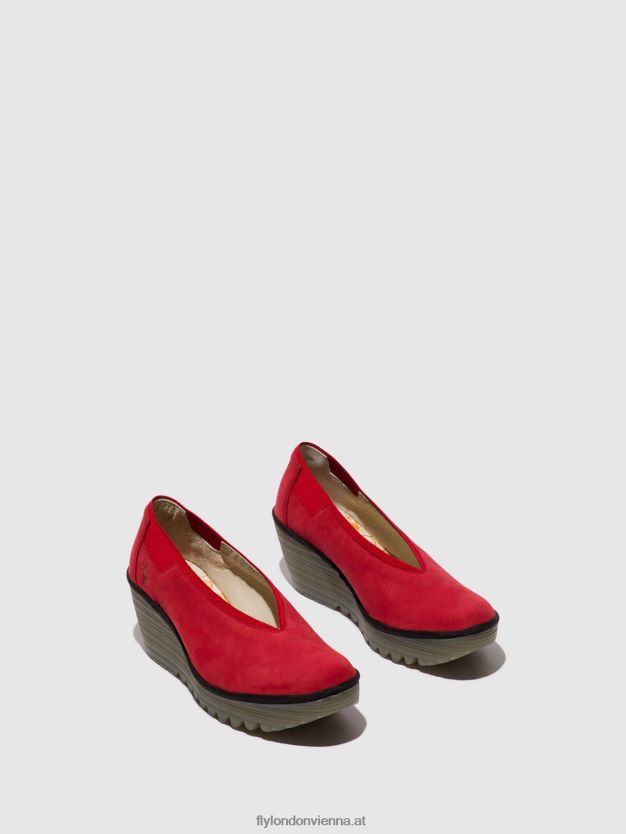 Slip-On-Schuhe yoza438 Frauen Fly London ZV2XXB625 Lippenstift rot