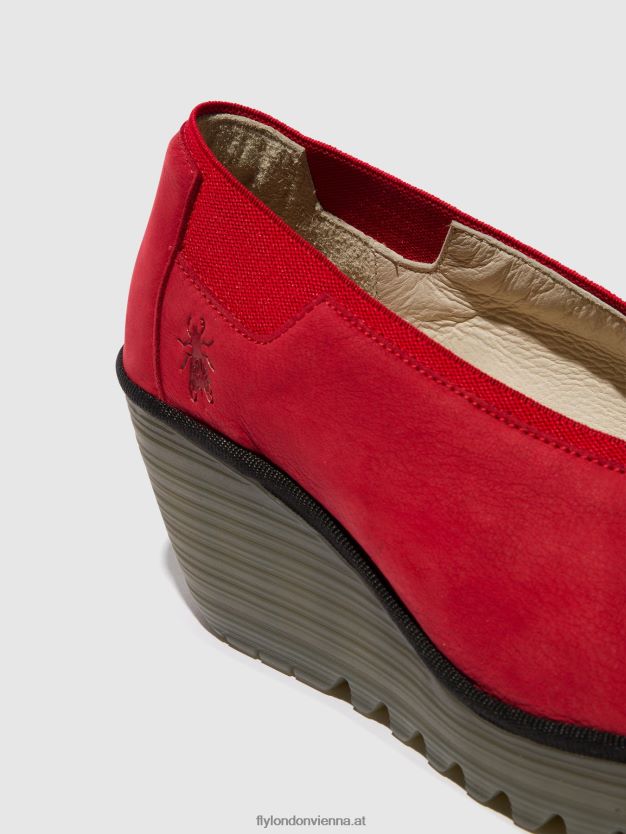 Slip-On-Schuhe yoza438 Frauen Fly London ZV2XXB625 Lippenstift rot