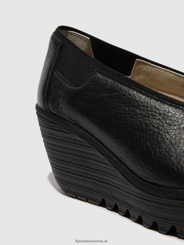 Slip-On-Schuhe yoza438 Frauen Fly London ZV2XXB630 Schwarz