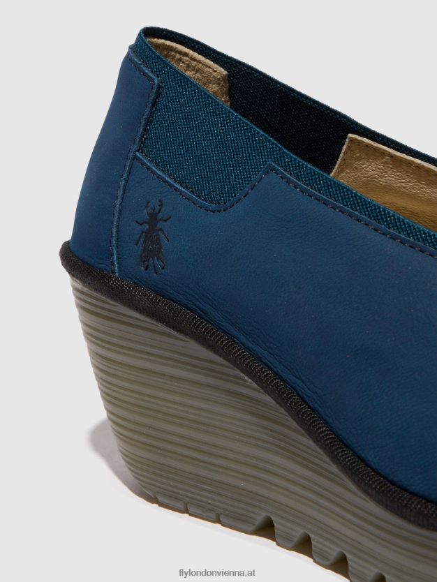 Slip-On-Schuhe yoza438 Frauen Fly London ZV2XXB631 Blau