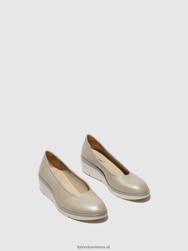 Slip-on-Schuhe numa570 Frauen Fly London ZV2XXB633 Silber