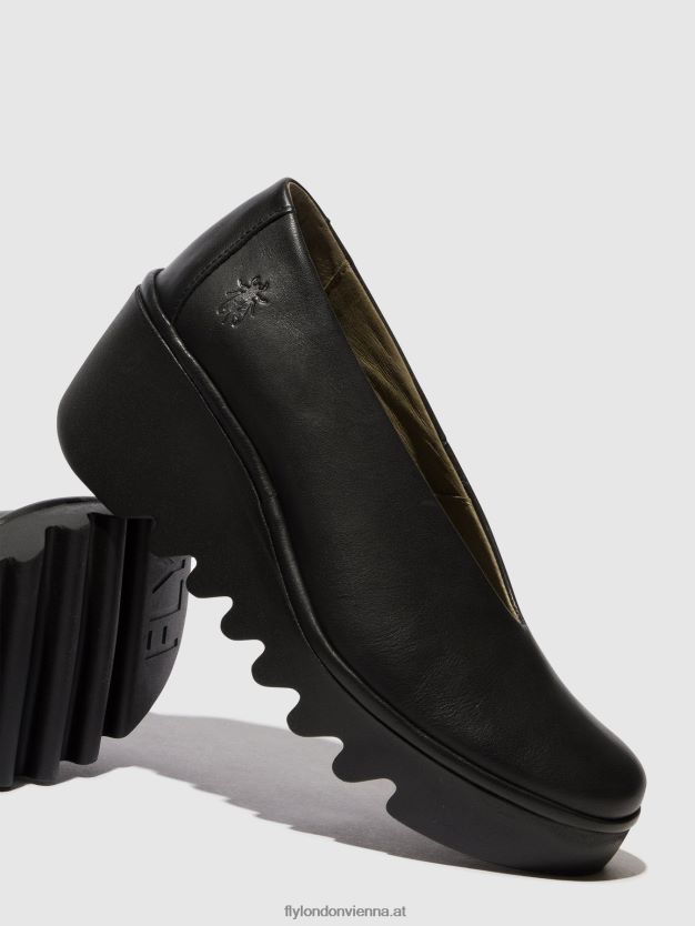 Slipper beso246 Frauen Fly London ZV2XXB672 Schwarz