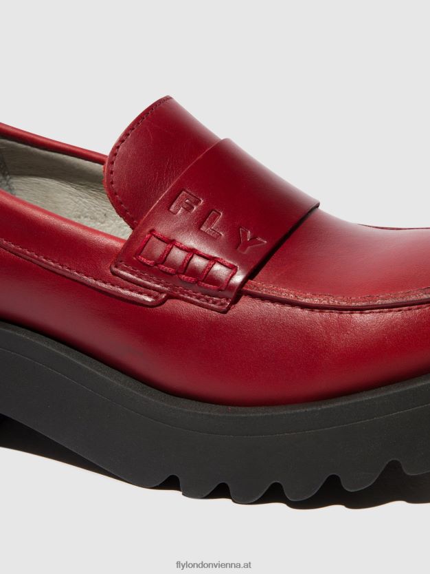 Loafer Schuhe maus791 Frauen Fly London ZV2XXB674 Rot